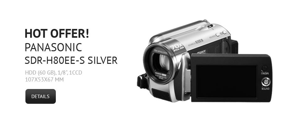 Panasonic SDR-H80EE-S Silver